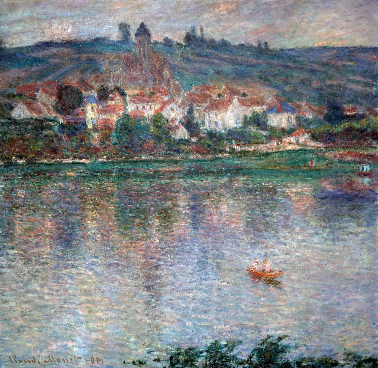 Village Vétheuil by Claude Monet