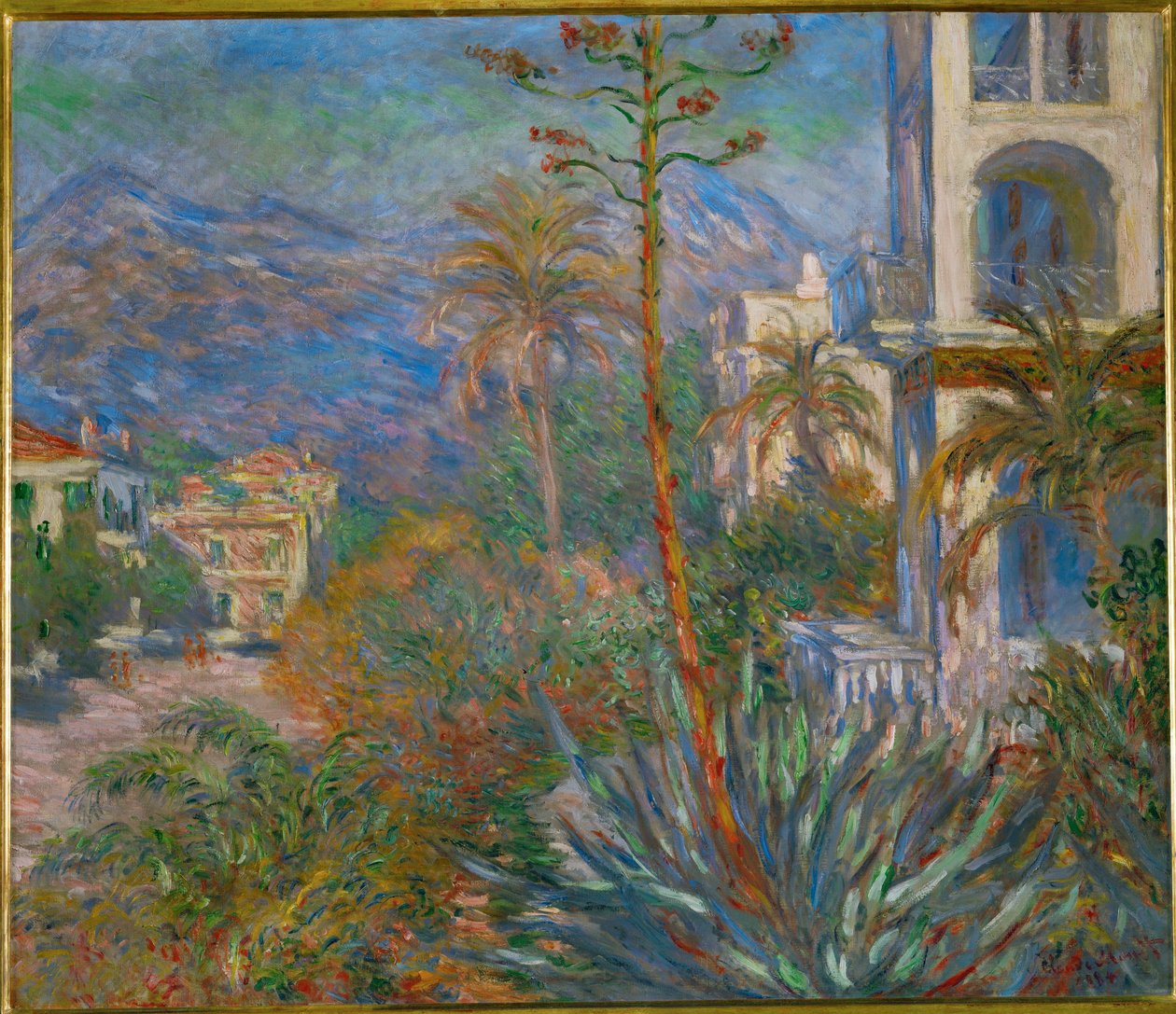 Villas at Bordighera, Italy by Claude Monet