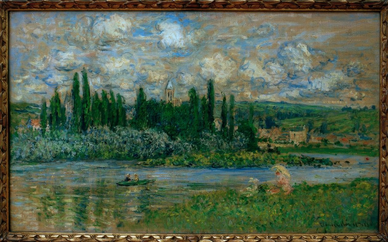 View of Vetheuil by Claude Monet