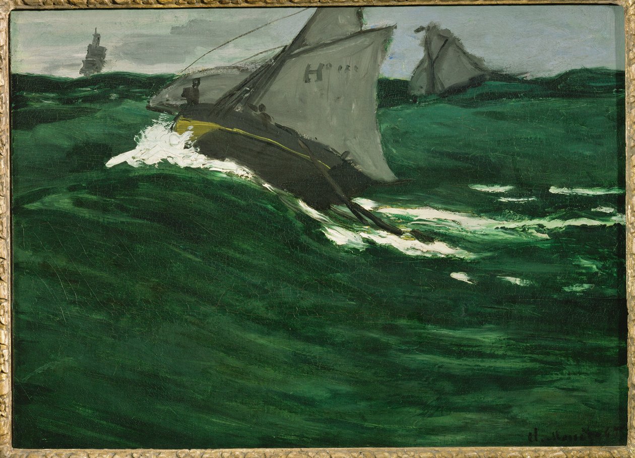 Green Wave by Claude Monet