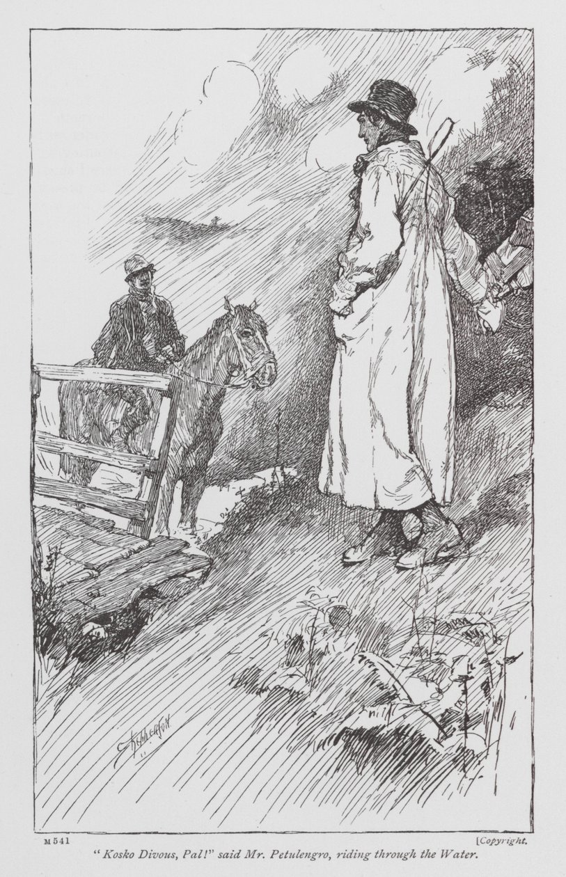 Illustration for Lavengro by George Borrow by Claude Shepperson