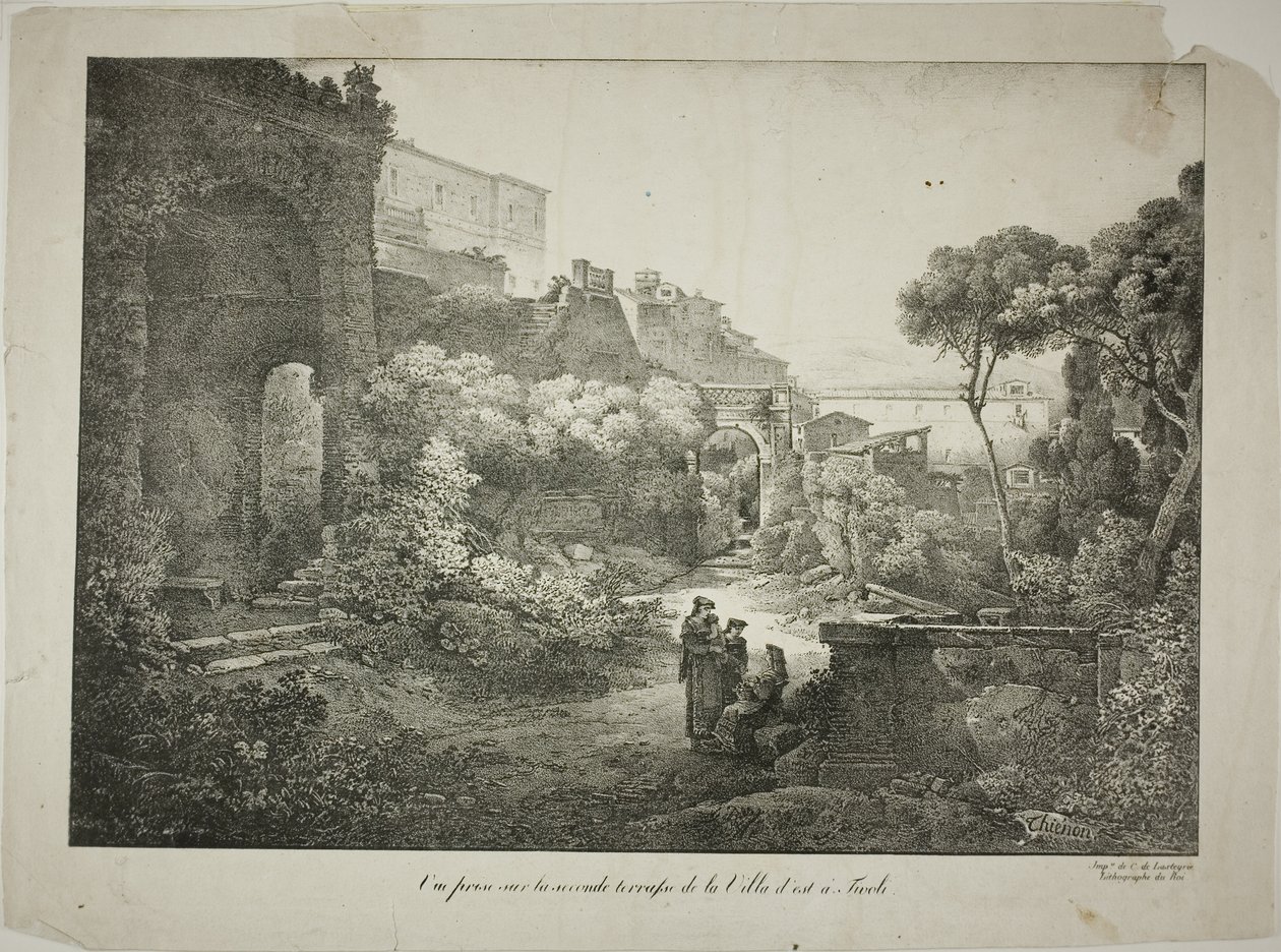 View From the Second Terrace of the Villa d