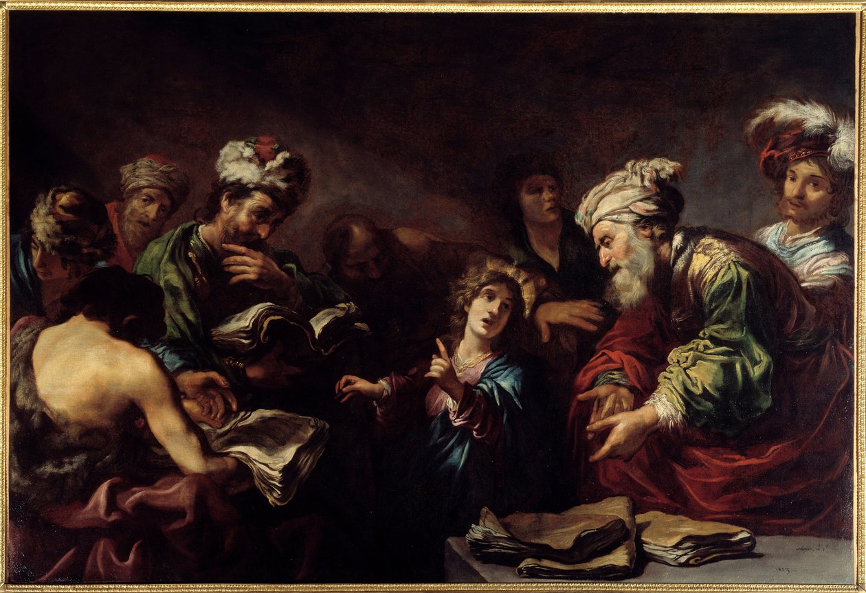 Jesus Among the Doctors by Claude Vignon
