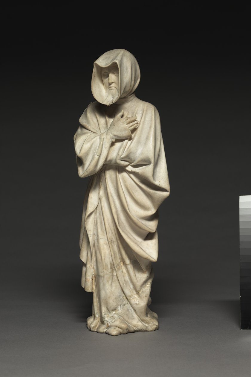 Two Weepers from the Tomb of Philip the Bold, Duke of Burgundy by Claus de Werve
