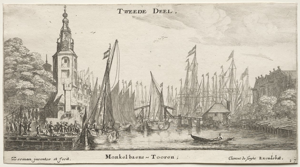 Various Ships and Views of Amsterdam, Part II by Clement de Jonghe