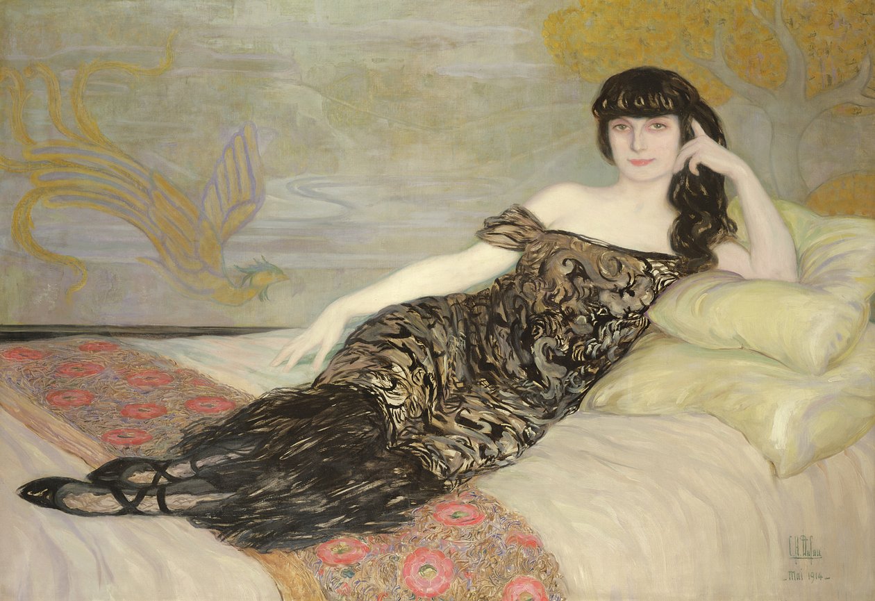 Anna de Noailles by Clementine-Helene Dufau