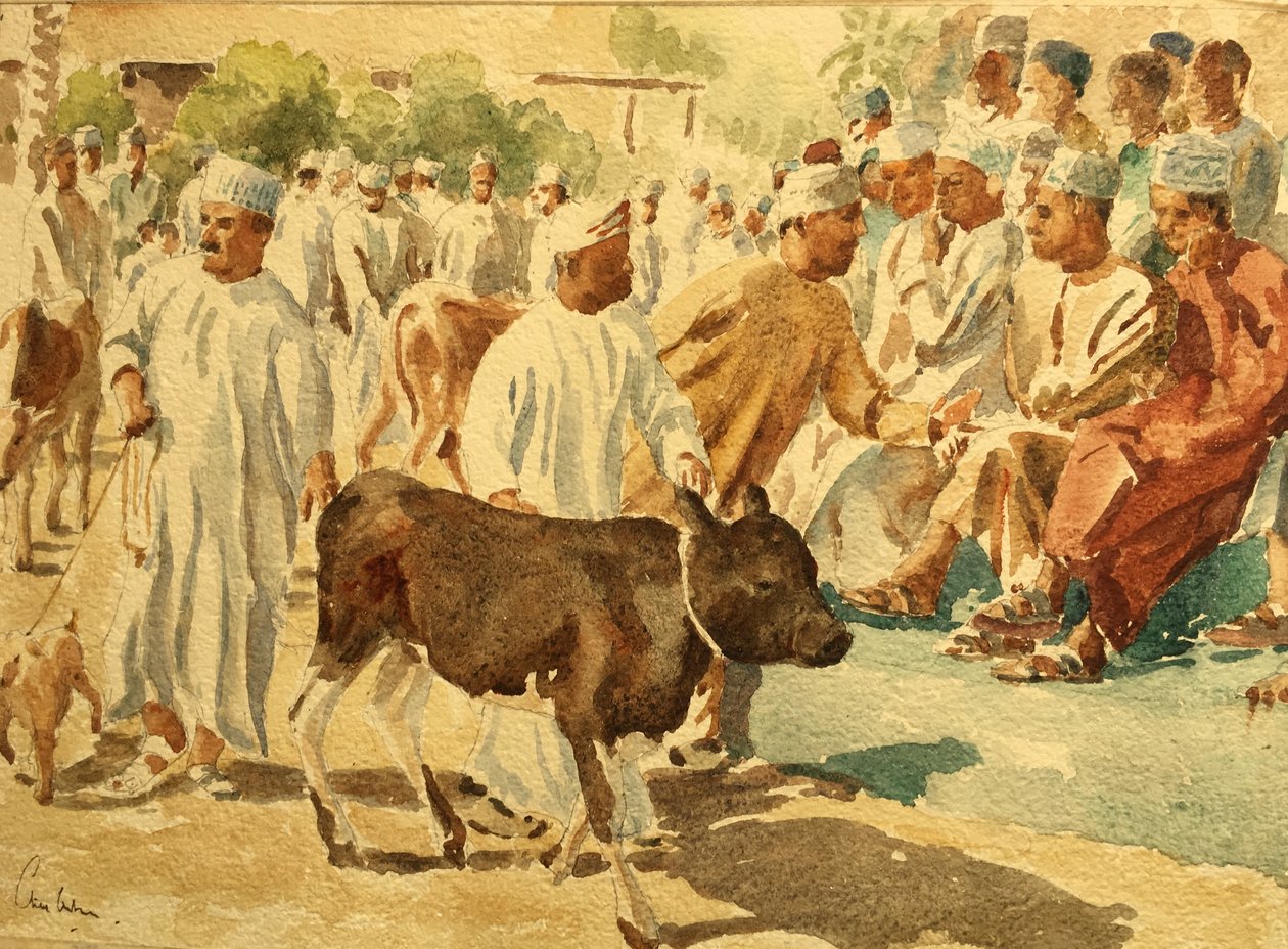 Cattle Market, Nizwa, Oman by Clive Wilson