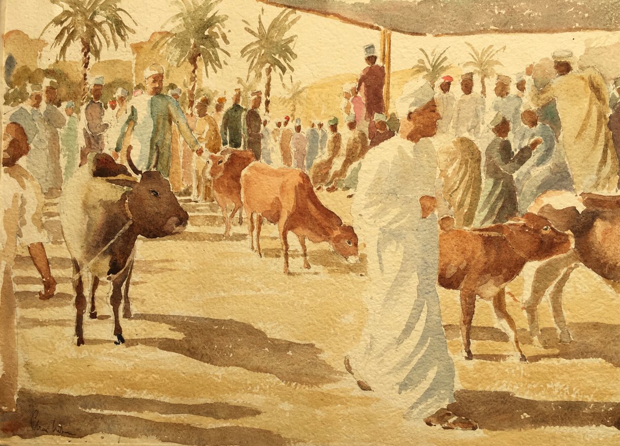 Cattle Market, Nizwa, Oman by Clive Wilson