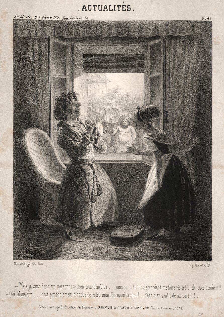 Actualités: ---But am I therefore a very considerable person? by Clémente Pruche