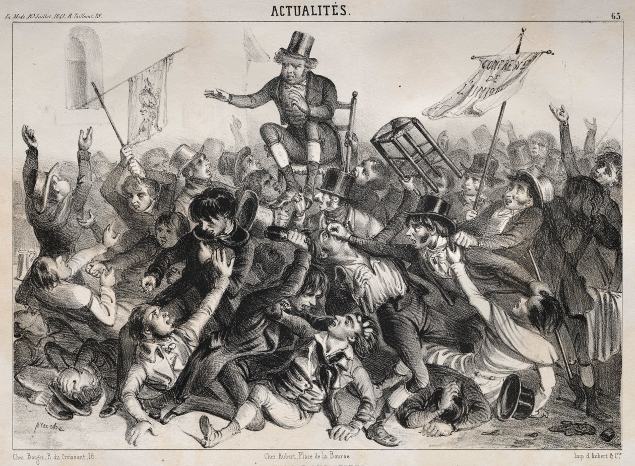 News: England Elections, 1841 by Clémente Pruche