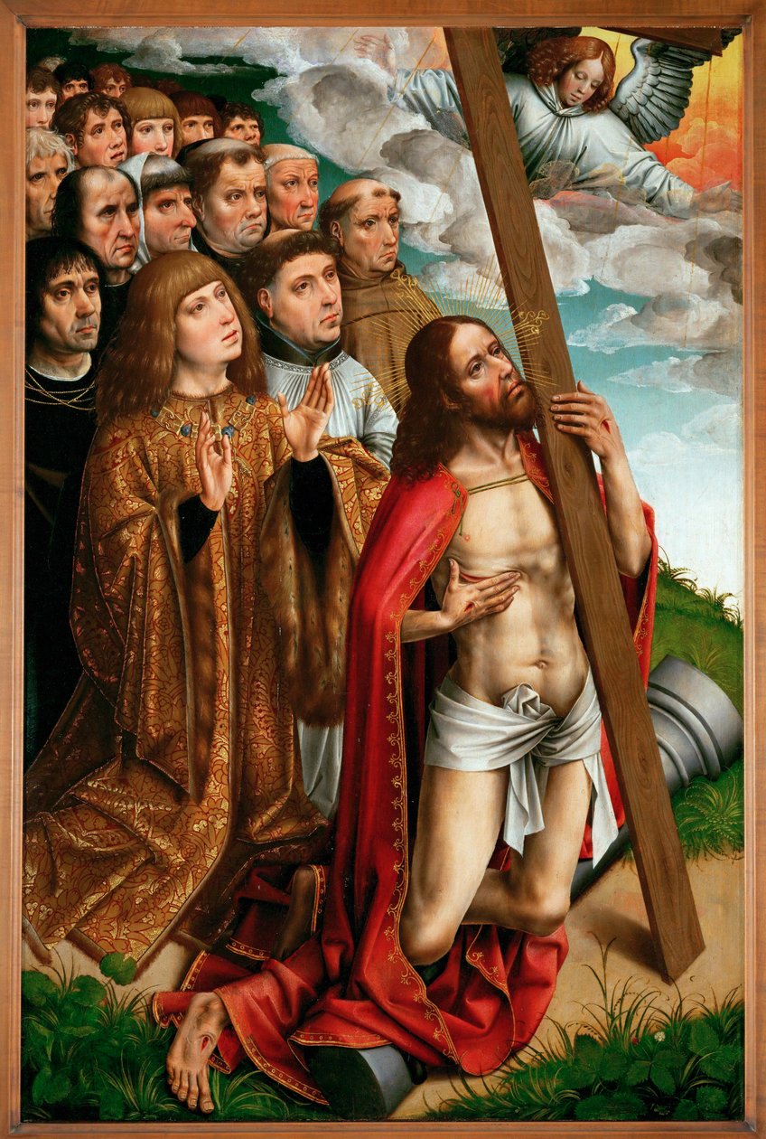 Christ Interceding for Philip the Handsome, King of Castile by Colijn de Coter