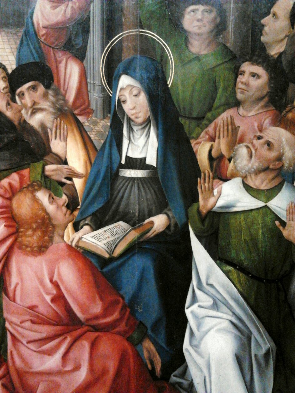 Descent of the Holy Spirit (detail) by Colijn de Coter