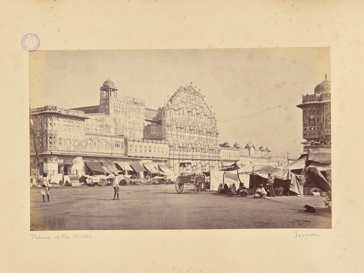 Jaypur; The Hauwa Mahal, or Palace of the Wind by Colin Murray
