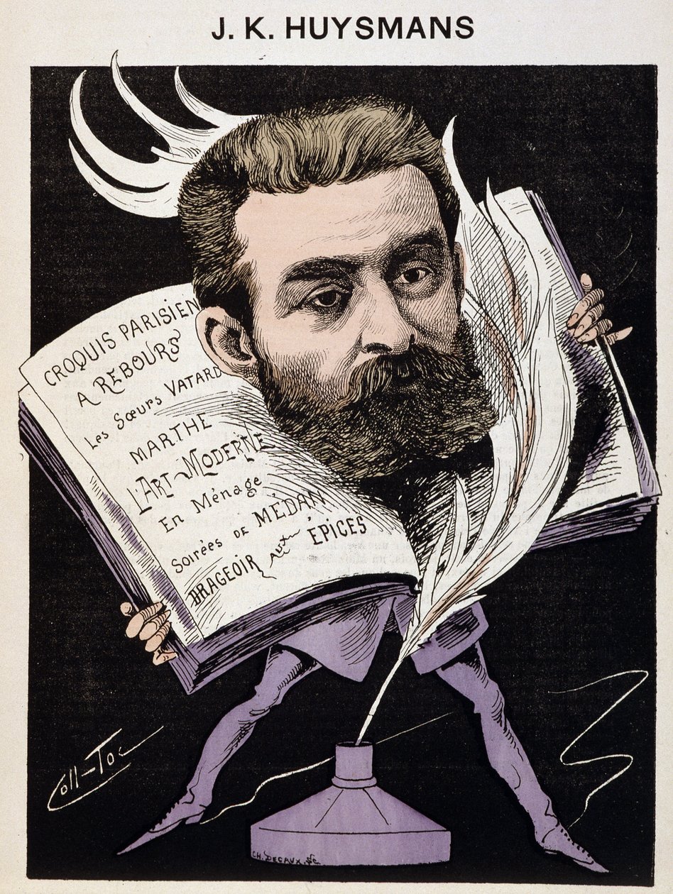 Cartoon by Joris Karl Huysmans - in 