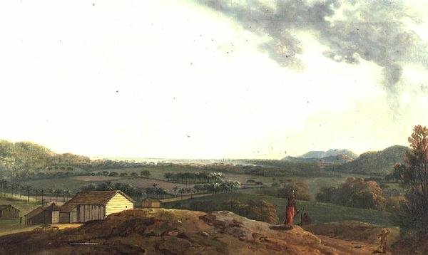A West Indian View by Colonial School