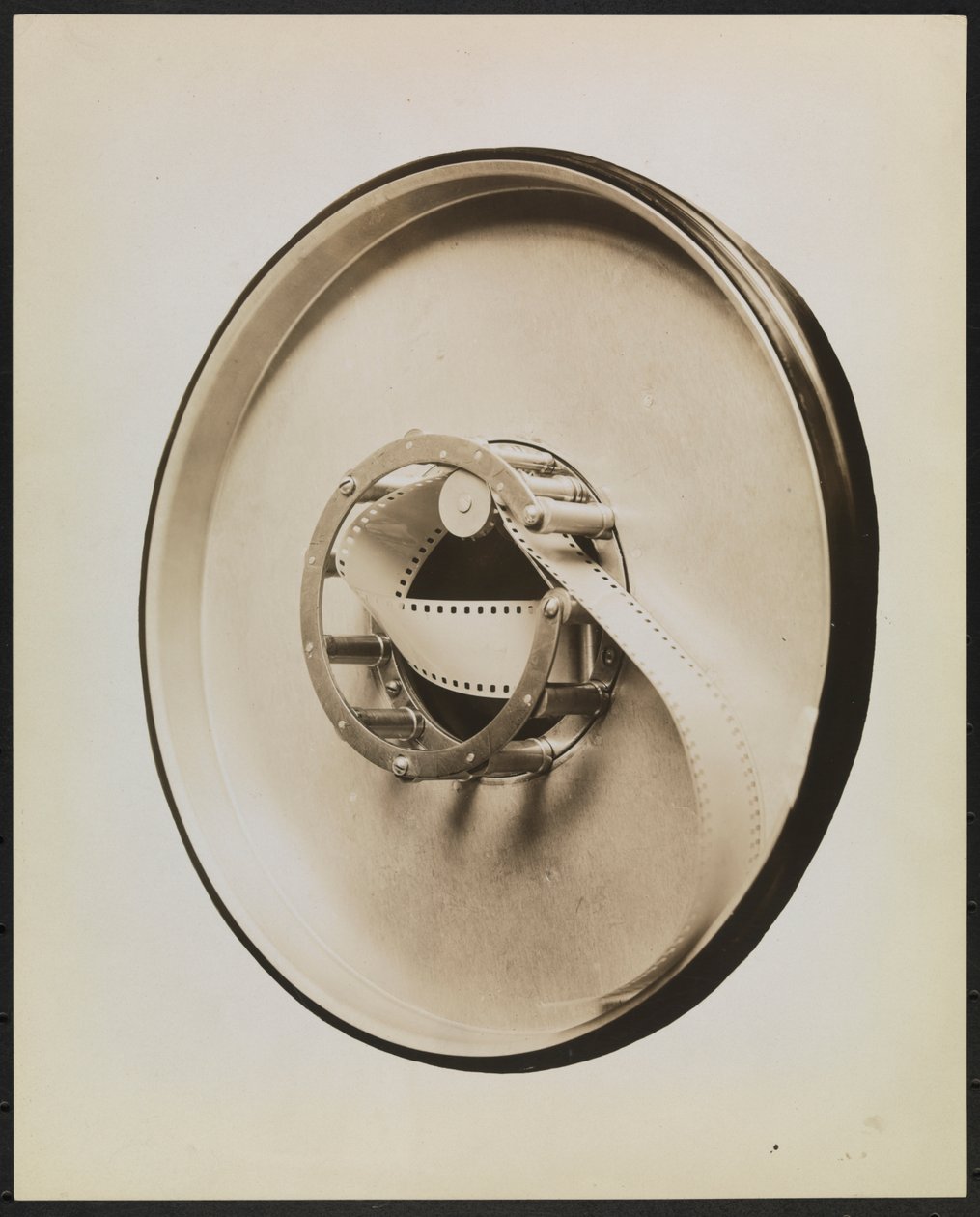 Internal Workings of the Feaster Film Feed Machine for Phonograph Records by Company Byron