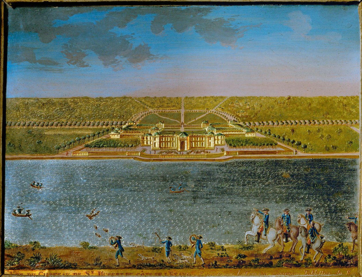 St. Hubert, a hunting lodge near Paris, built by Louis XV by Compigne Compigne
