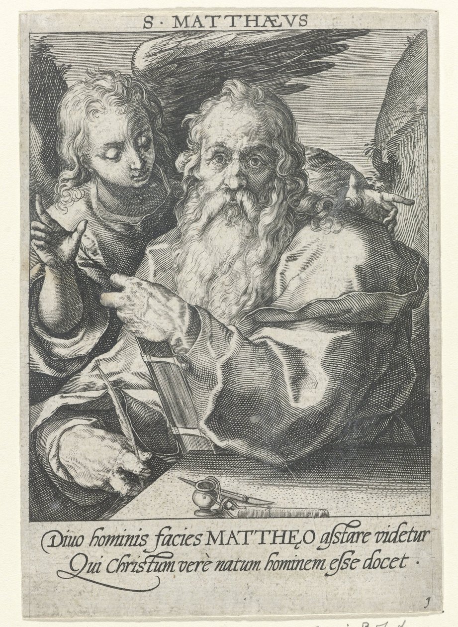 Evangelist Matthew by Conrad Goltz (possibly)