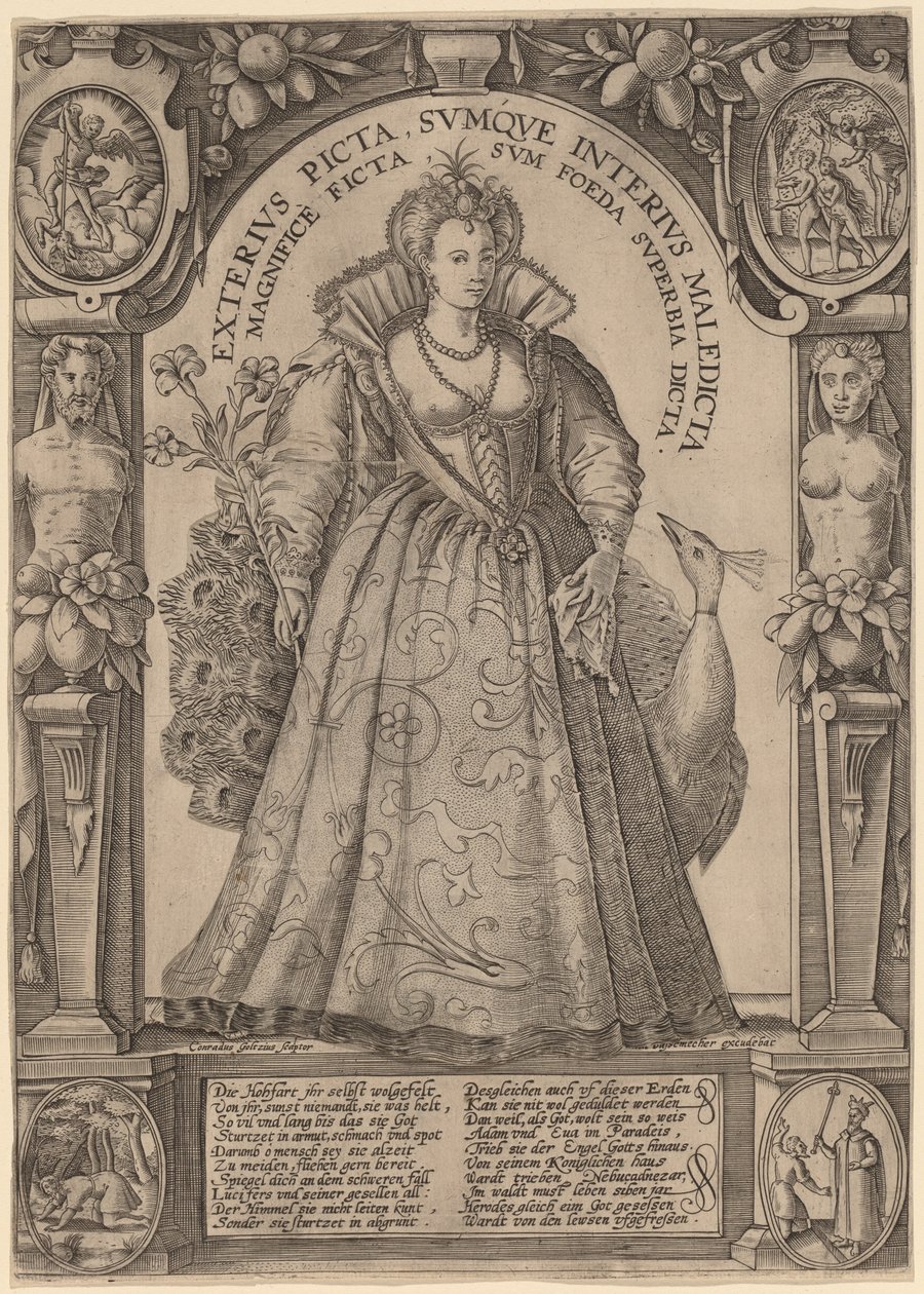 Pride by Conrad Goltzius
