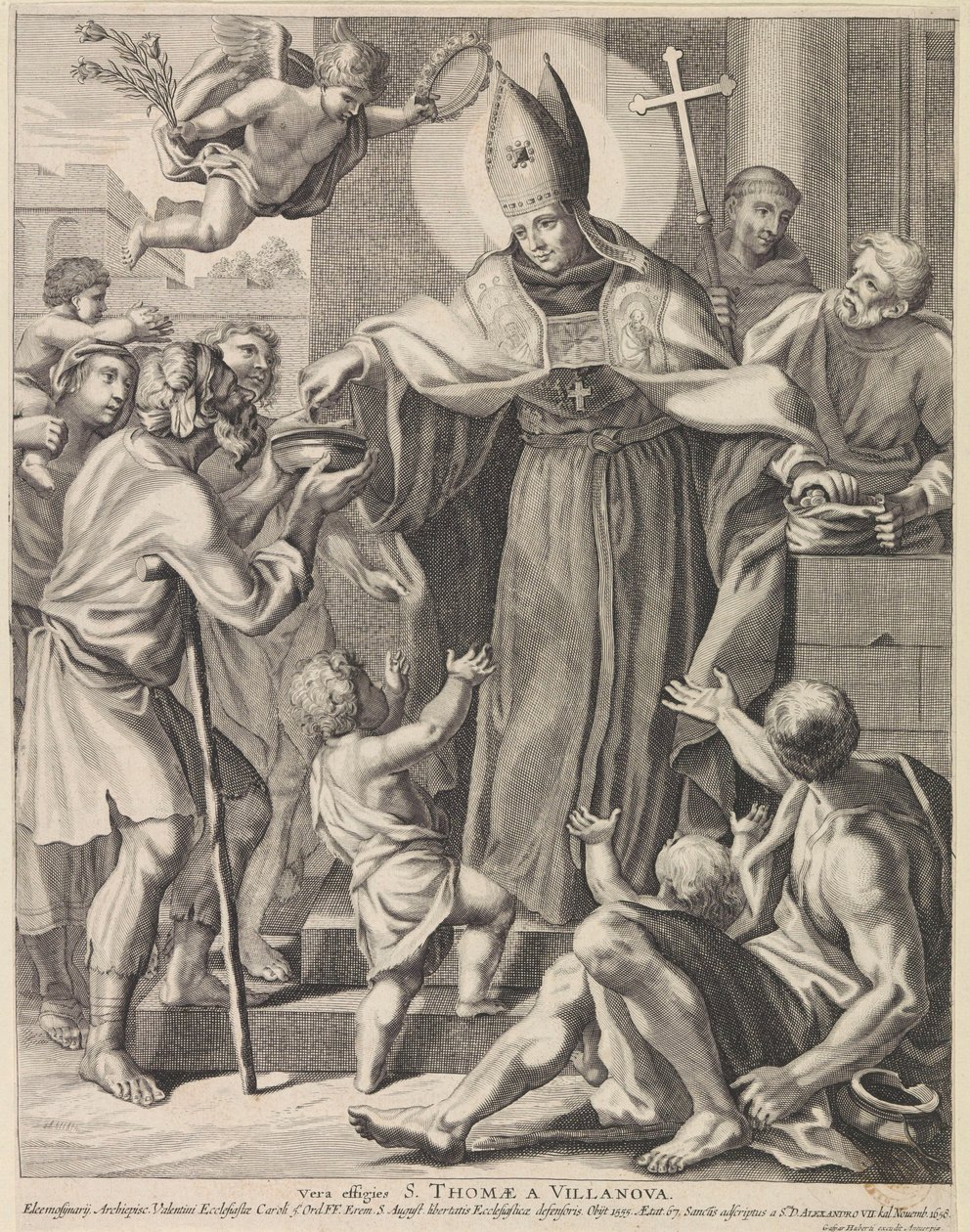 Saint Thomas of Villanova by Conrad Lauwers