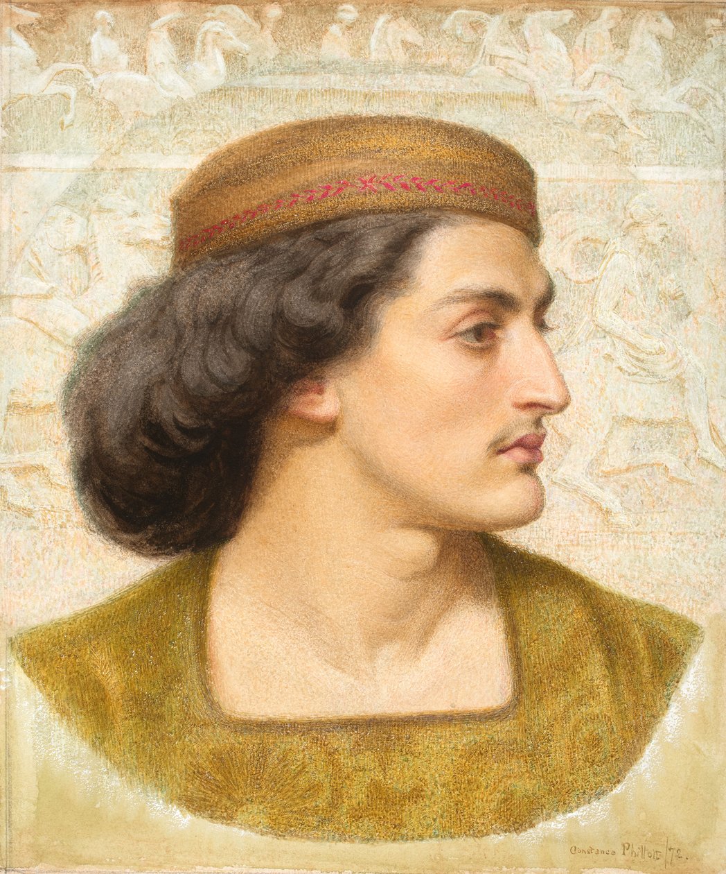 Portrait of Tito Melema by Constance Phillott