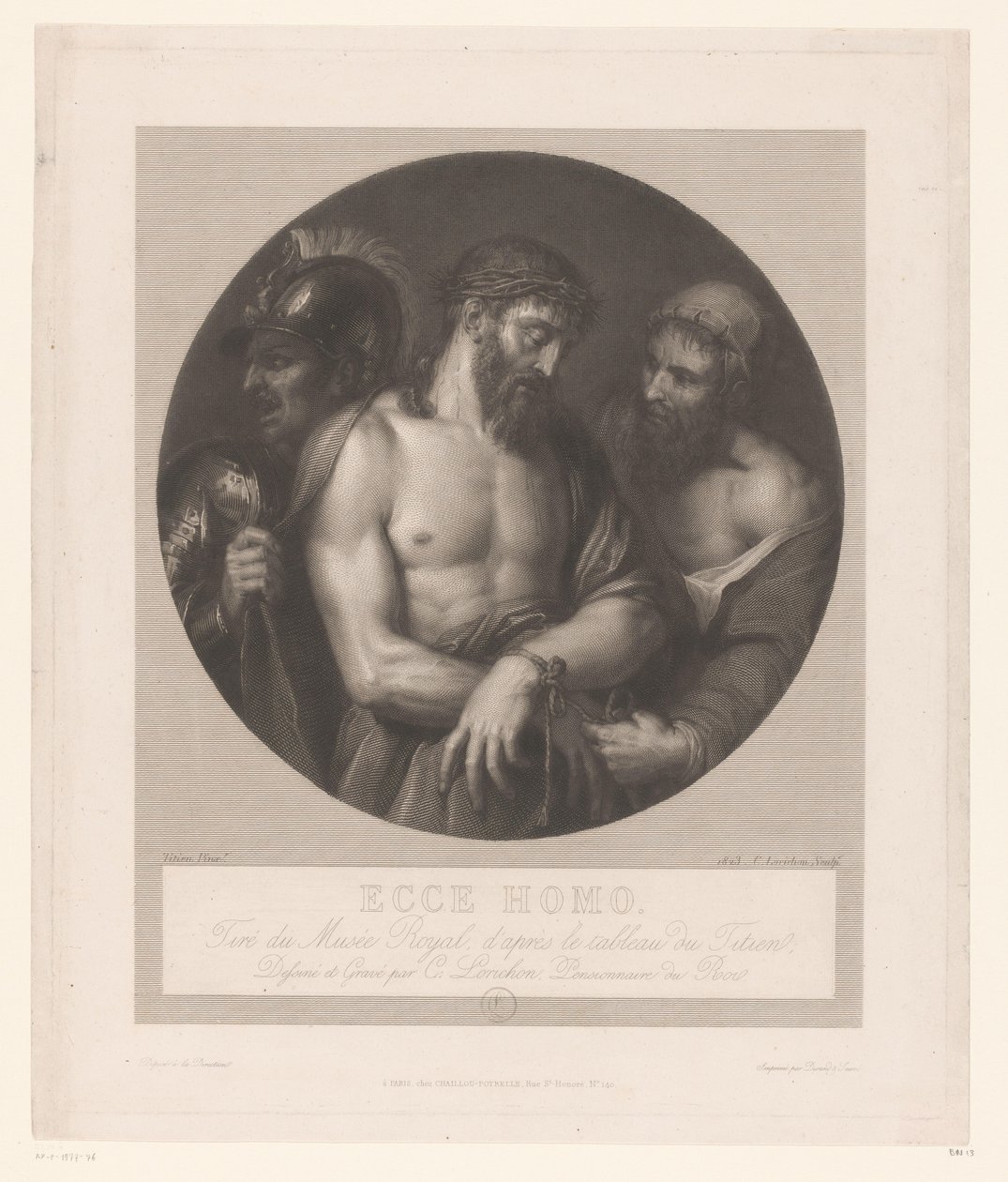 Ecce Homo by Constant Louis Antoine Lorichon