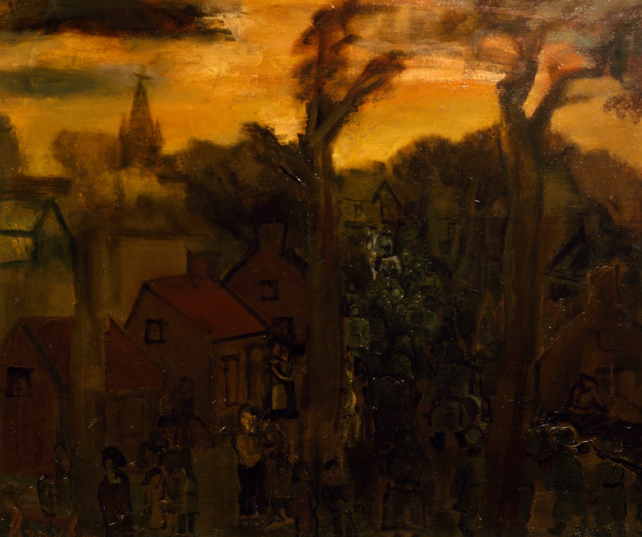 Jabbeke in 1940 by Constant Permeke