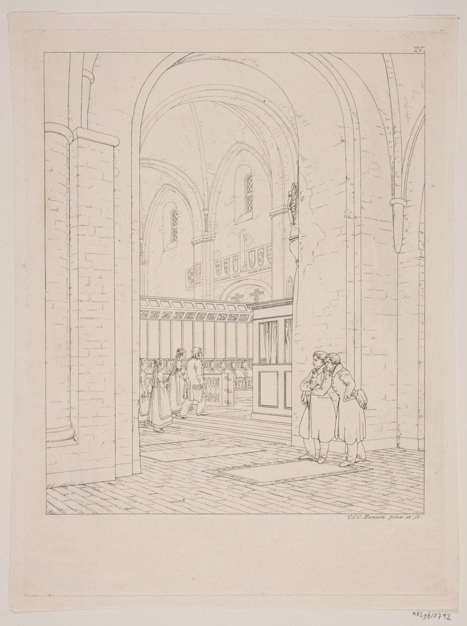 Part of the Choir in Ringsted Church by Constantin Hansen