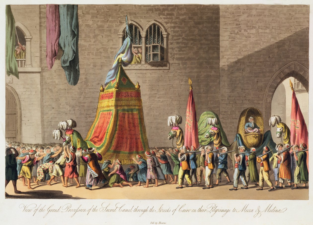 A View of the Grand Procession of the Sacred Camel Through the Streets of Cairo on Their Pilgrimage to Mecca and Medina by Cooper Willyams