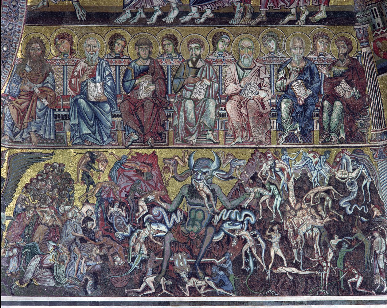 Hell (detail) by Coppo di Marcovaldo