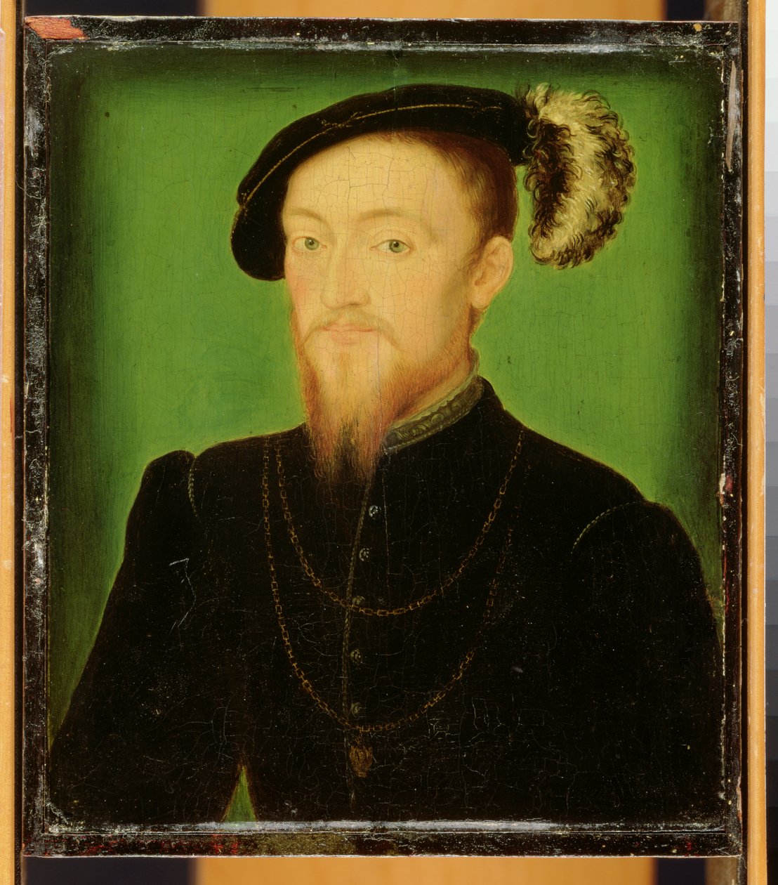 Man with a Feather in his Hat by Corneille de Lyon