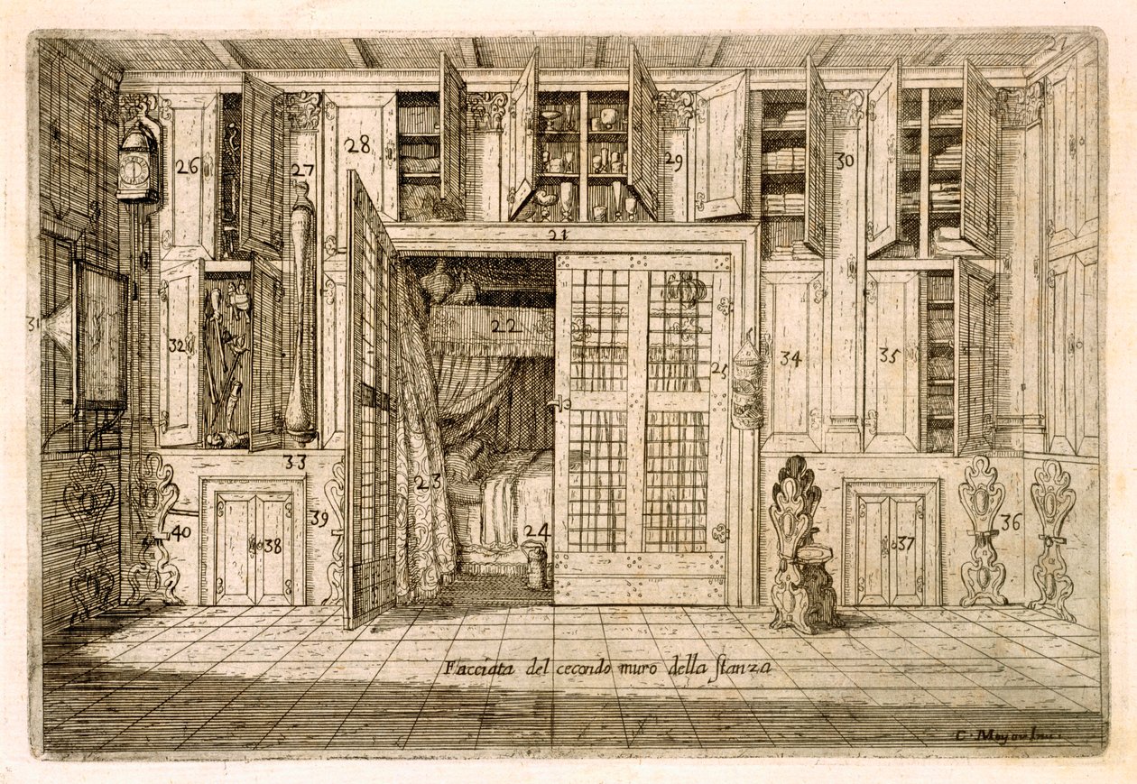 Interior, Drawing Room (Study from Cornelio Meyer