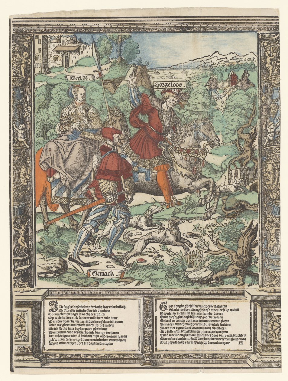 The Hunt (The Story of Sorgheloos series) by Cornelis Anthonisz.