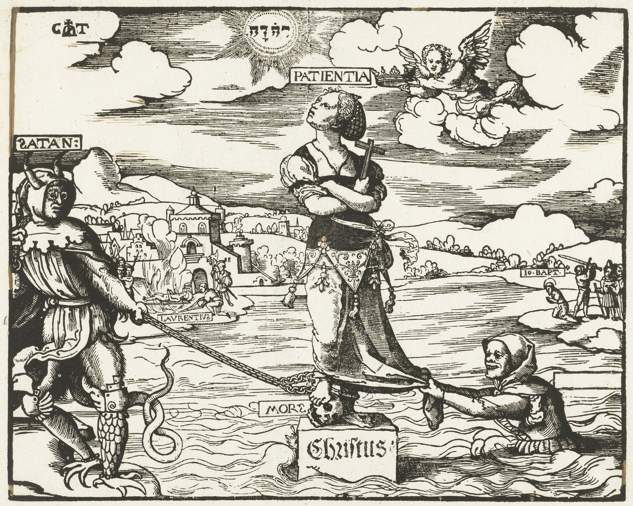 Patience on a Stone in the Water by Cornelis Anthonisz.