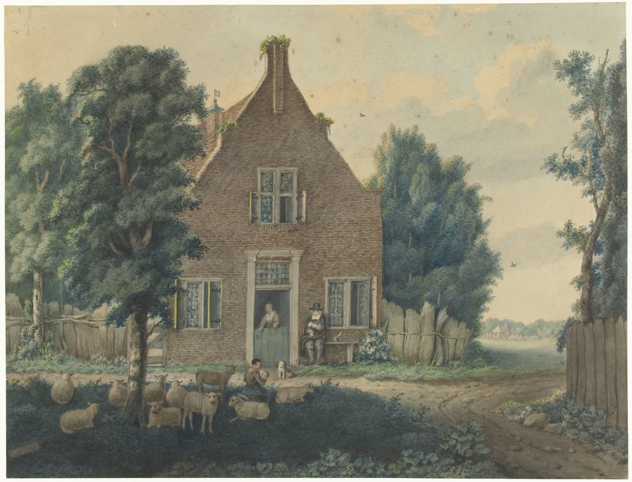 The Inn Holland at Its Narrowest by Cornelis Apostool