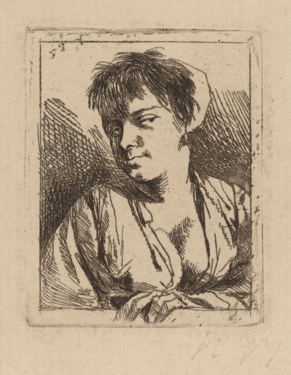Bust of a Young Woman by Cornelis Pietersz Bega