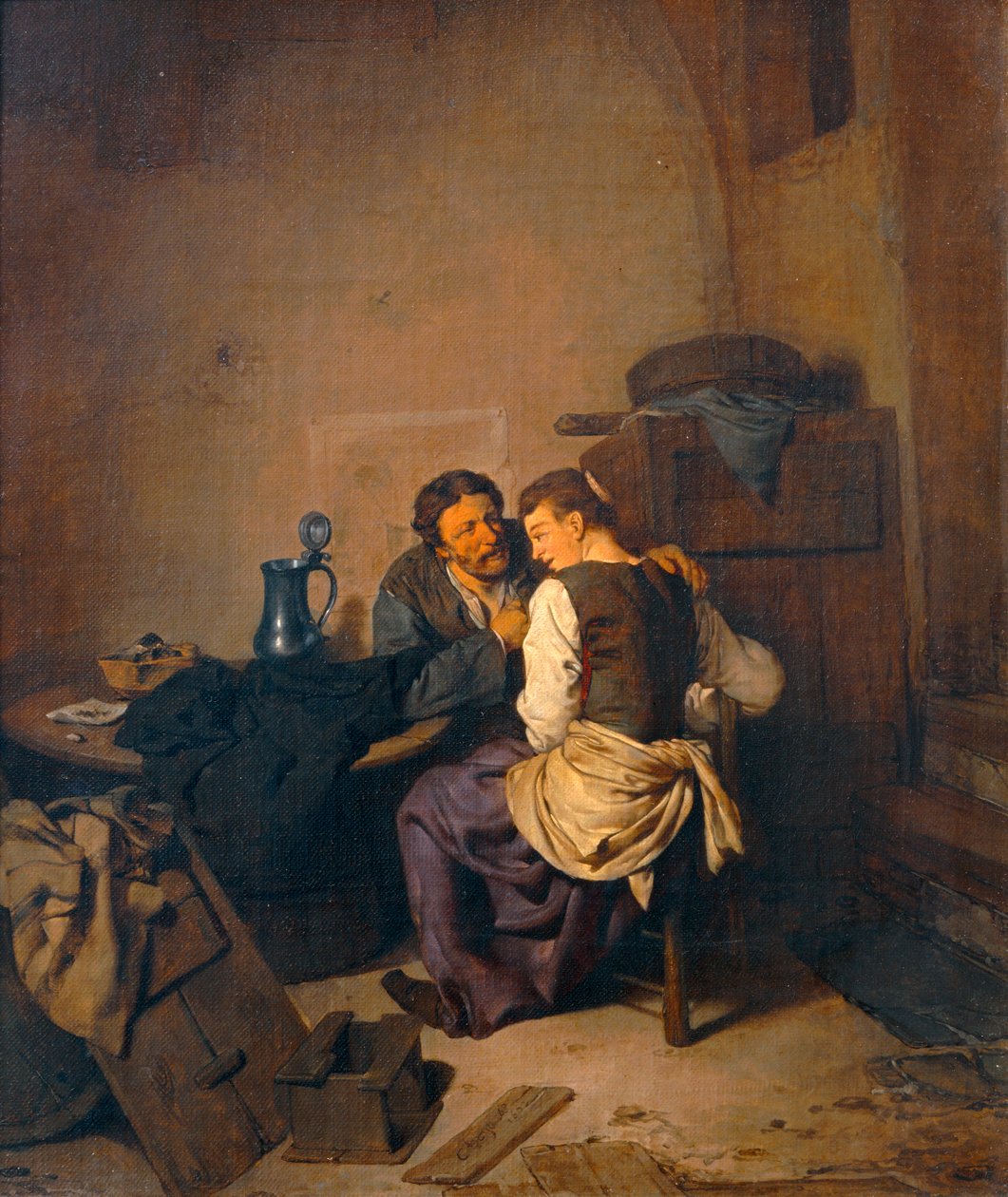Rustic Interior by Cornelis Bega