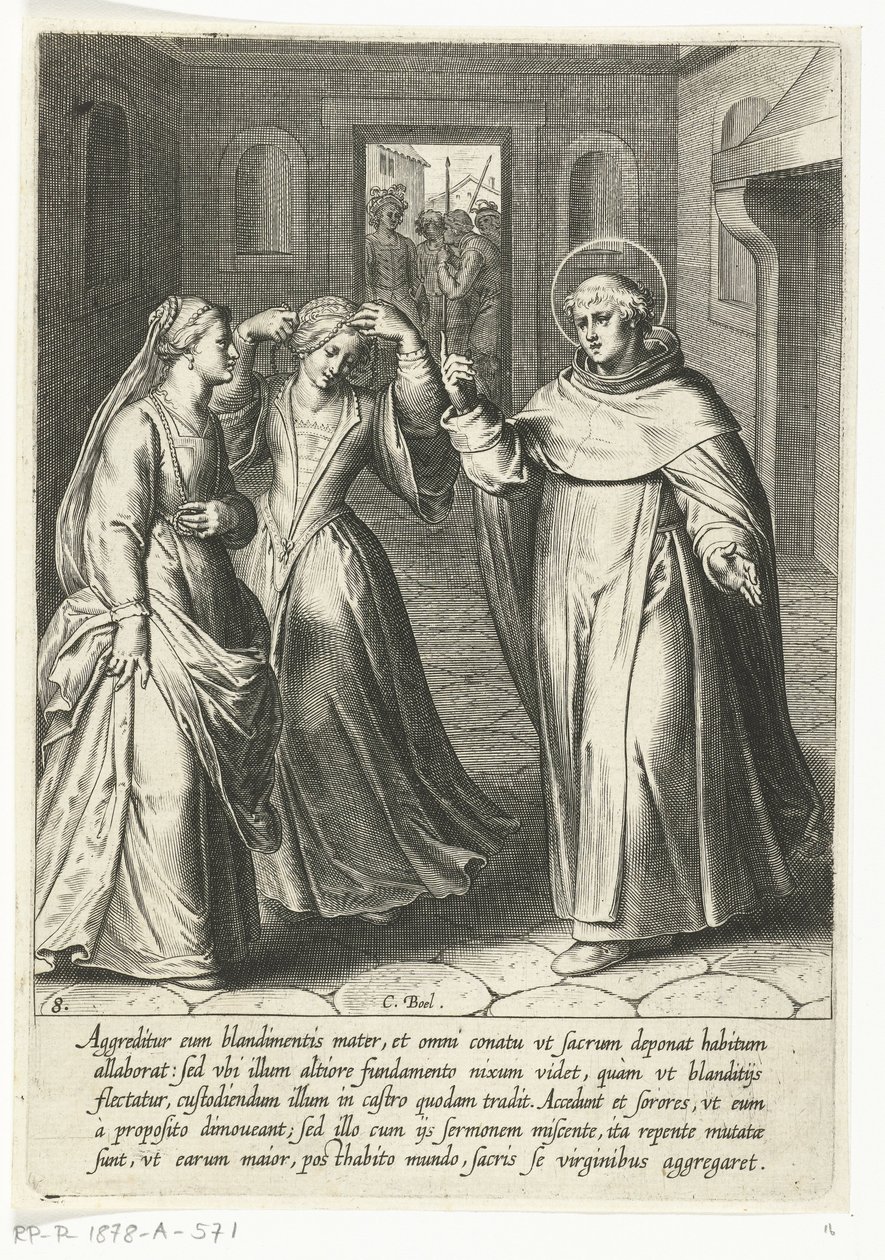 Thomas Converts His Sister by Cornelis Boel