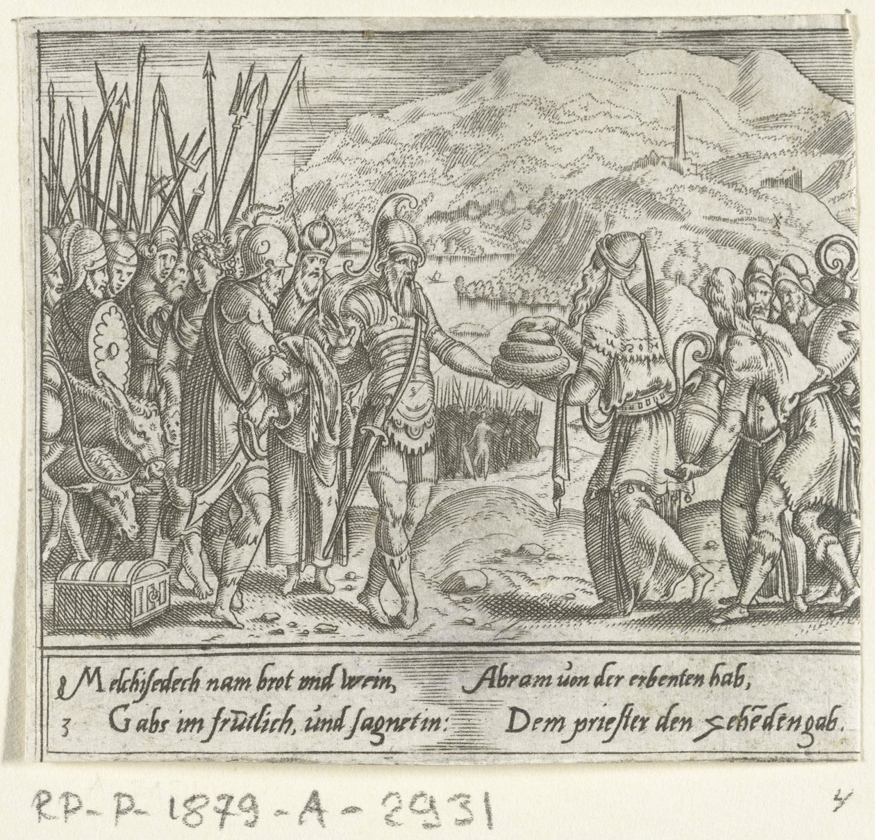 Abraham and Melchizedek by Cornelis Bos