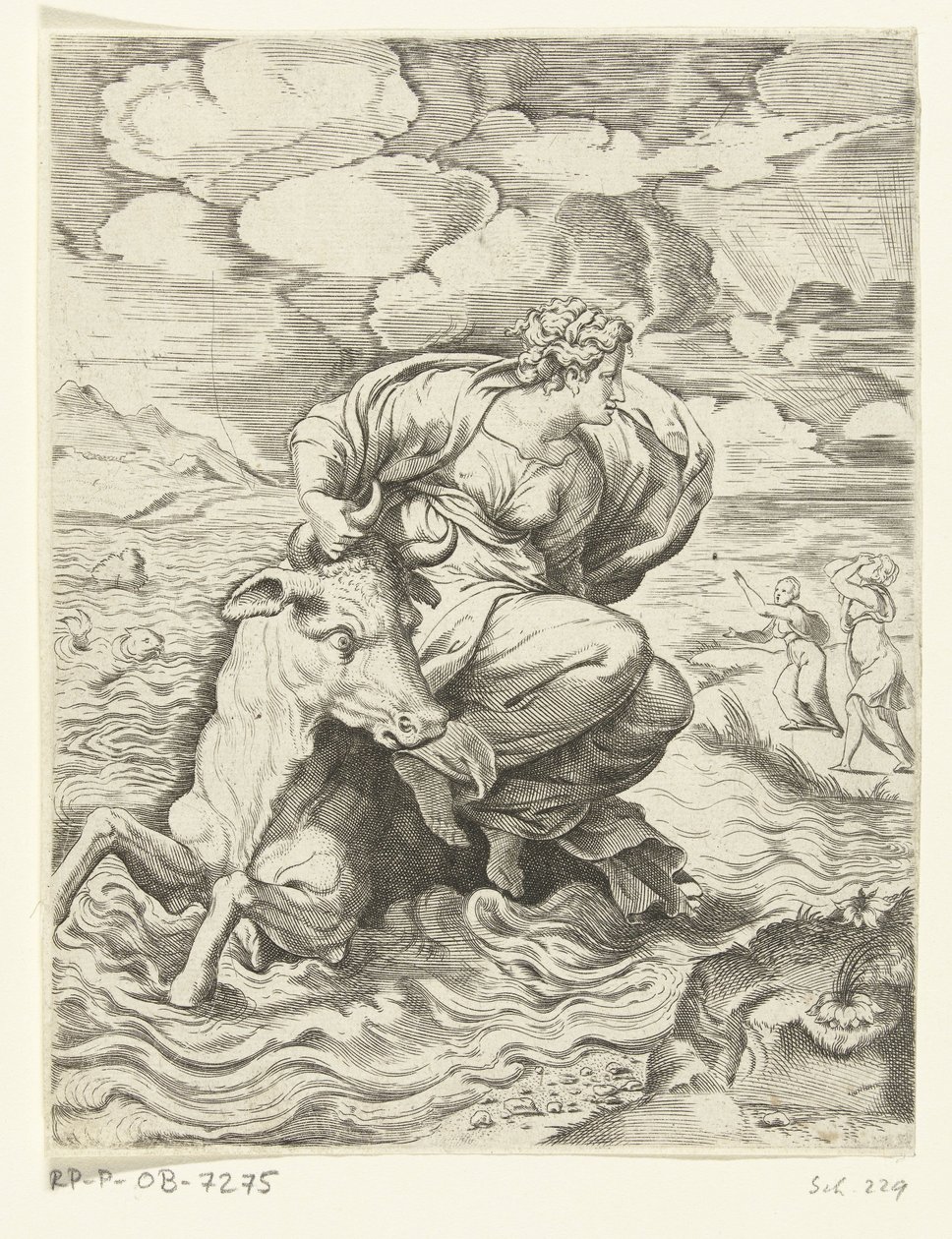 Jupiter and Europa (series title: The Love Adventures of Jupiter) by Cornelis Bos