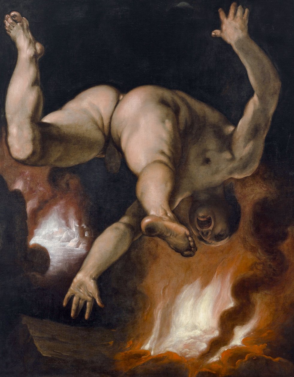 The Fall of Ixion by Cornelis Cornelisz. van Haarlem