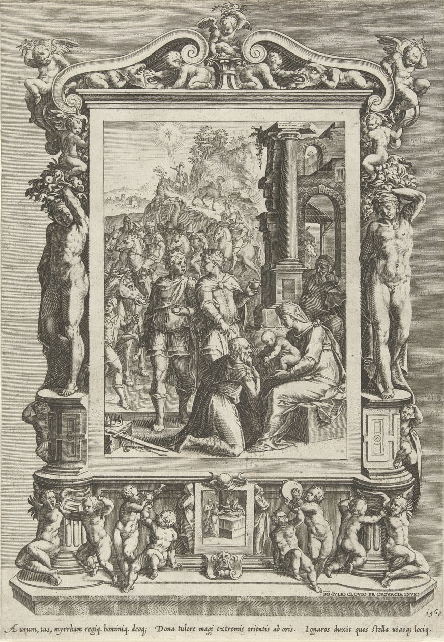 Adoration of the Magi by Cornelis Cort