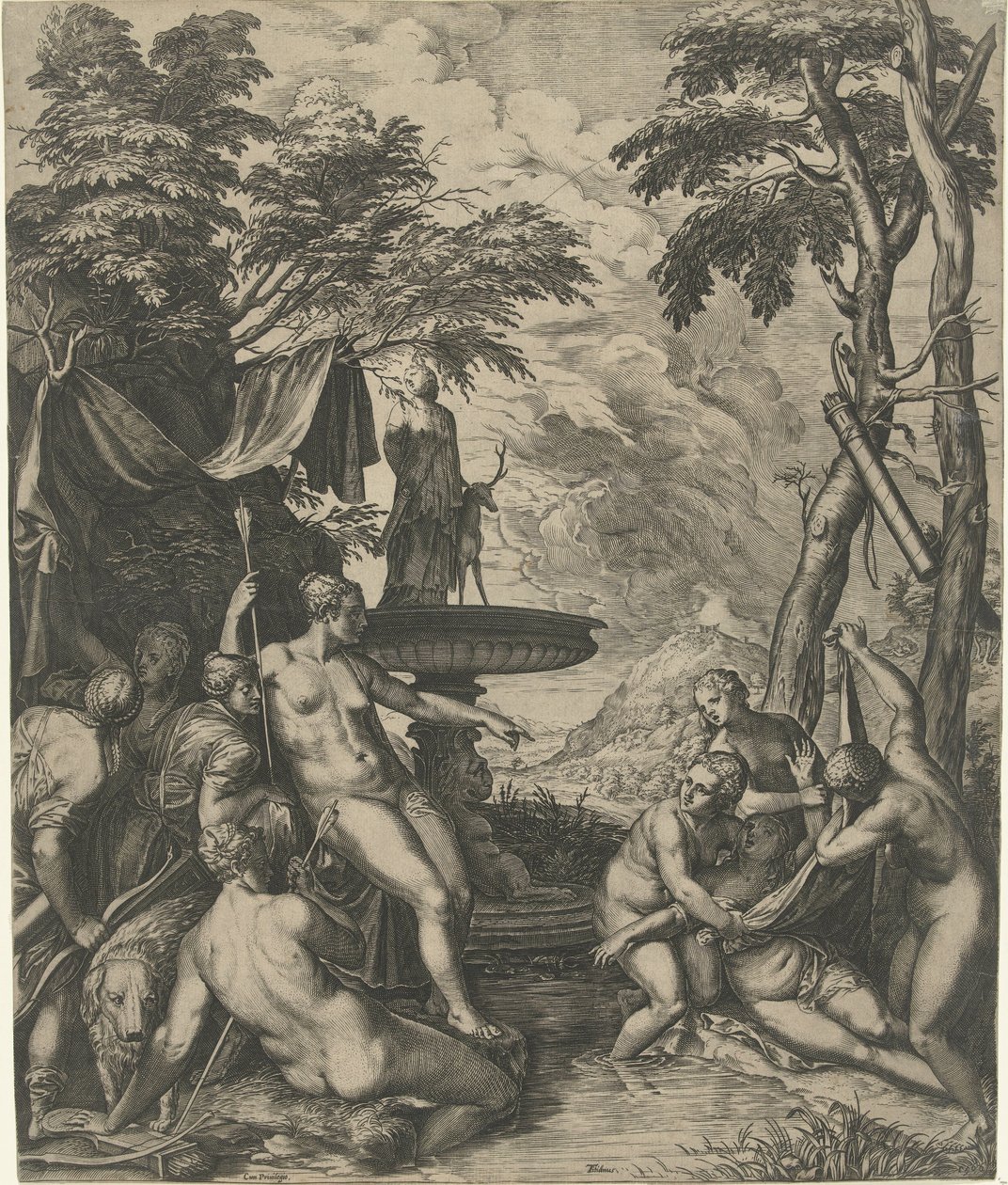 Diana Discovers Callisto
