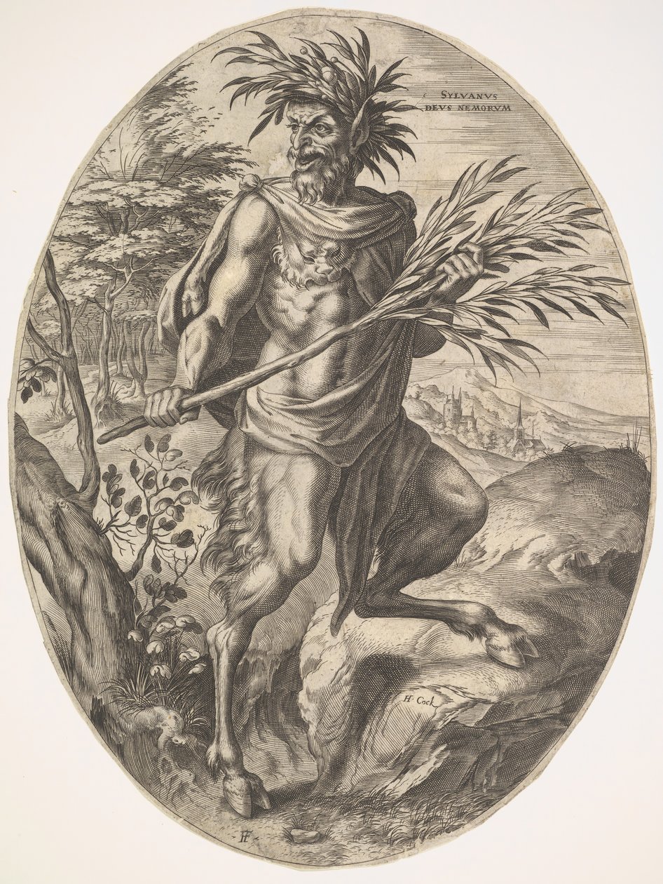 Sylvanus from The Rural Gods by Cornelis Cort