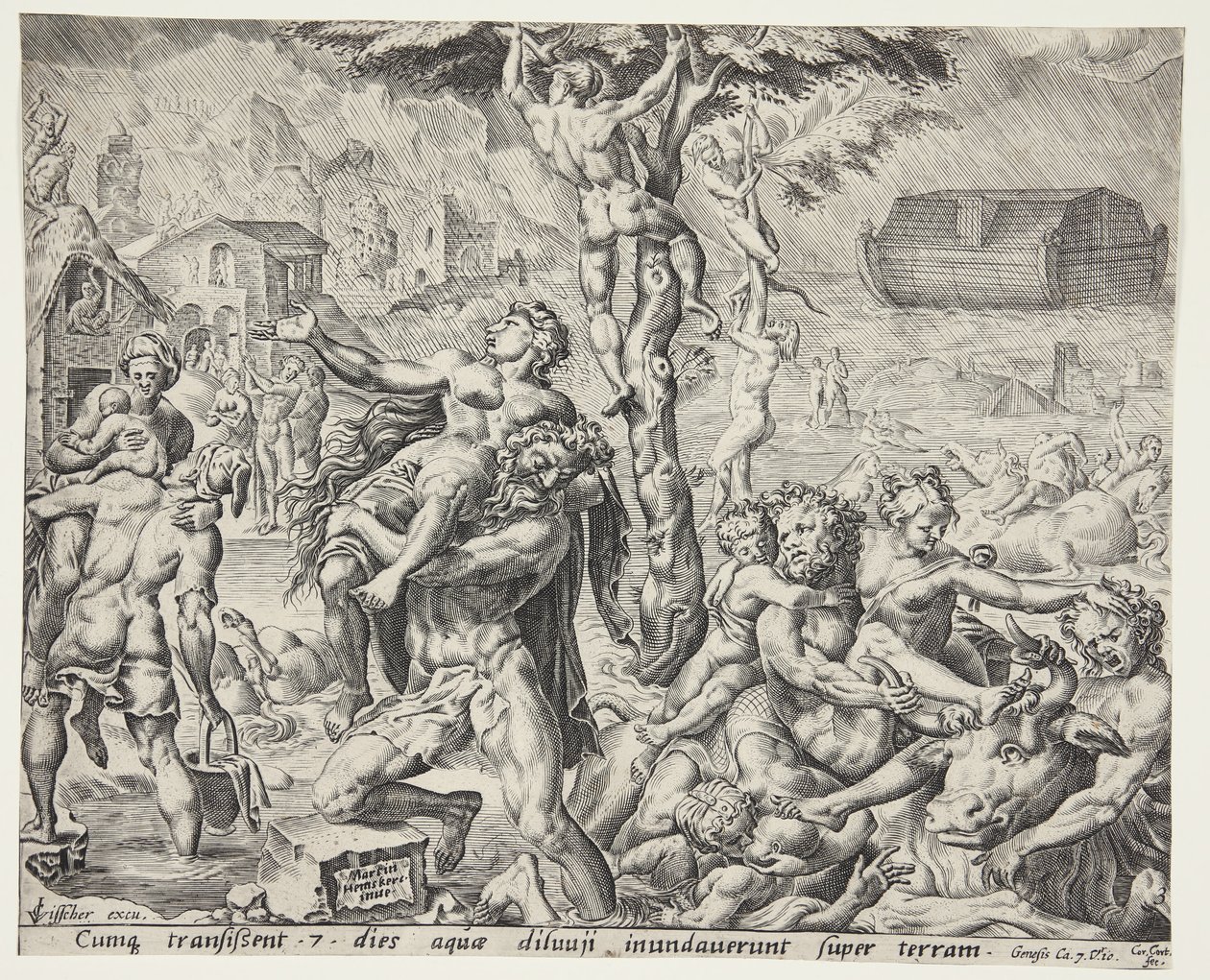 The Deluge by Cornelis Cort