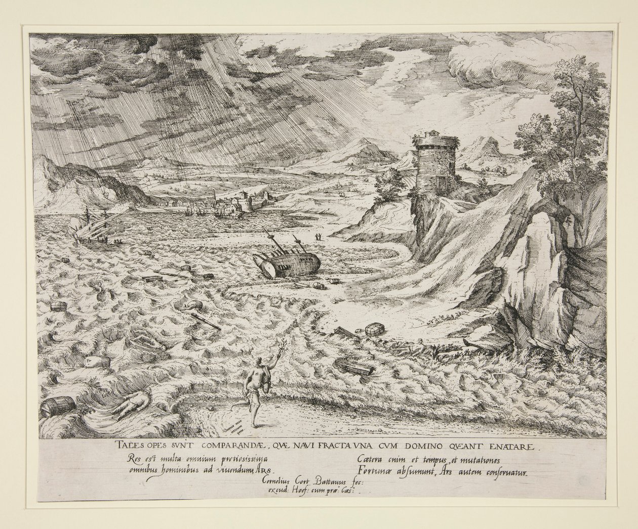 The Shipwreck by Cornelis Cort