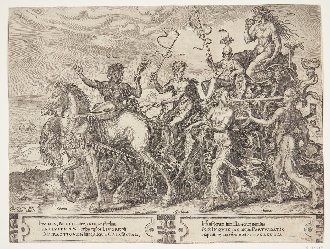 The Triumph of Envy by Cornelis Cort
