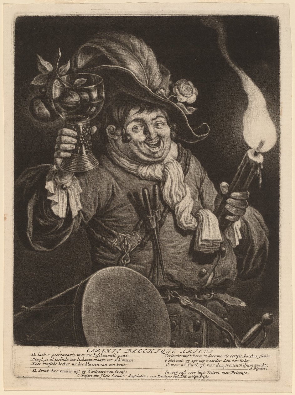 A Friend of Ceres and Bacchus by Cornelis Dusart