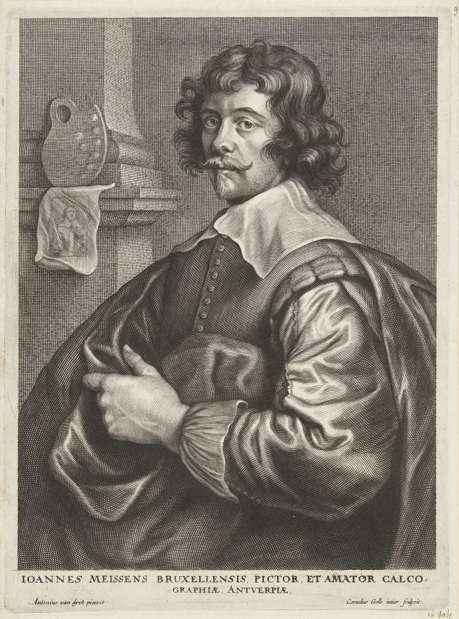 Portrait of Joannes Meyssens by Cornelis Galle (II)
