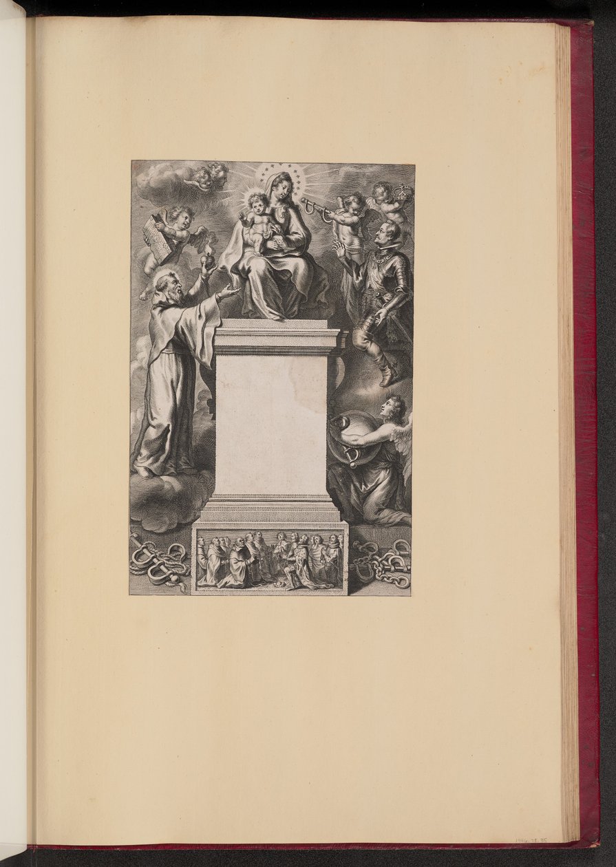 Title Page for B. De Los Rios, De Hierarchia Mariana Libri Sex by Cornelis Galle II after Erasmus Quellinus II after Sir Peter Paul Rubens